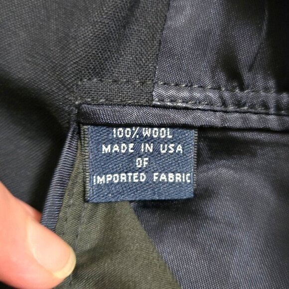 Brooks Brothers Brooksease Black Single Breasted Wool Blazer Sz 40R - Picture 8 of 11